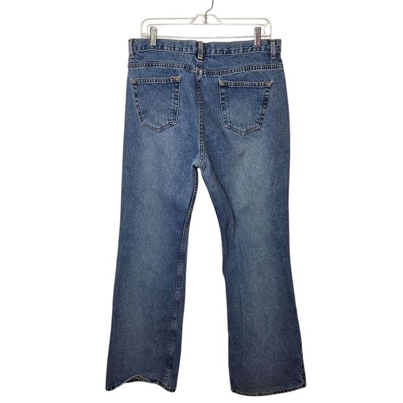 Arizona Jean Co Junior Women’s  Flare Leg Jeans‎ Size 15 Medium Wash High Rise - Picture 2 of 14